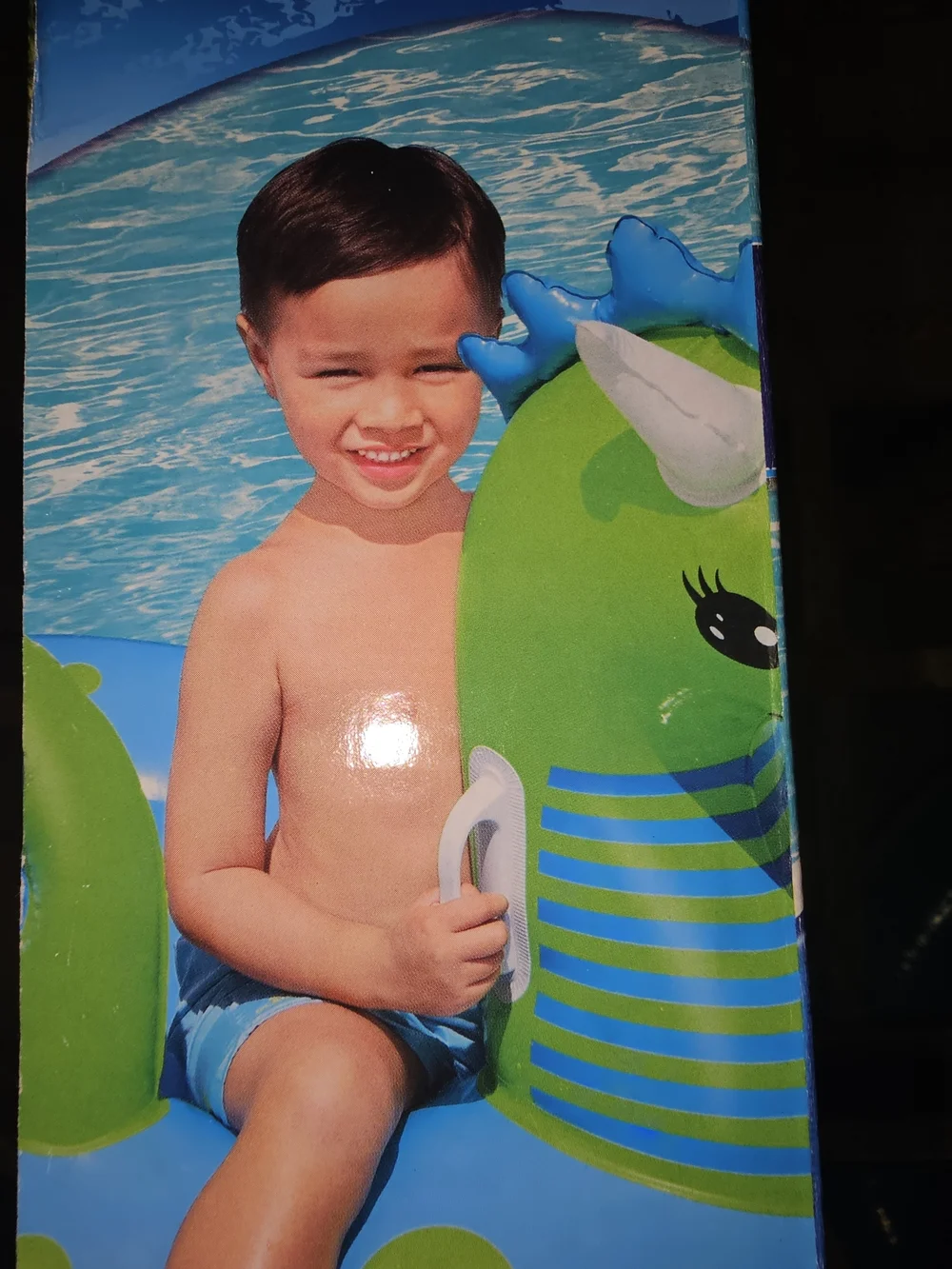 H2O Go! Green Fantasy Dragon Ride-On - Kids Pool Float